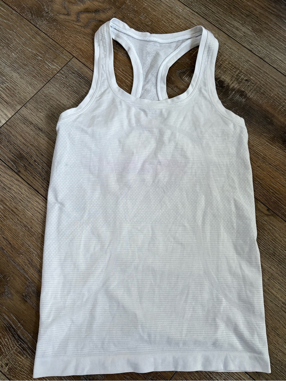 Lululemon White Racerback Tank Top - Women size 4